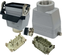 ILME KITSET SIZE 57.27 10B 10P+E 16A STR HOOD TO HOOD CONNECTORS M32 SEMI GLANDS 1 LEVER METAL