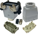 ILME KITSET SIZE 57.27 10B 10P+E 16A STR HOOD TO HOOD CONNECTORS M32 SEMI GLANDS 2 LEVERS METAL