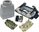 ILME KITSET SIZE 57.27 10B 10P+E 16A STR HOOD M32 SEMI GLAND, BULKHEAD HOUSING 2 LEVERS METAL