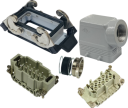 ILME KITSET SIZE 57.27 10B 10P+E 16A 90° HOOD M32 SEMI GLAND, BULKHEAD HOUSING 2 LEVERS METAL