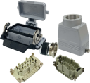 ILME KITSET SIZE 57.27 10B 10P+E 16A STR HOOD M32 SEMI GLAND, BULKHEAD HOUSING W/COVER 1 LEVER2 METAL