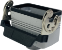 ILME C SIZE 57.27 CONNECTOR HOOD 1 LEVER WITH GASKET 10P+E TOP ENTRY M25 IP65/66/69