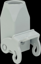ILME CK SIZE 21.21 HOOD M20 TOP ENTRY 1 LEVER PLASTIC GREY IP44