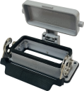 ILME C SIZE 77.27 HOUSING 1 LEVER BULKHEAD WITH COVER 16P+E IP65