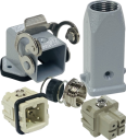 ILME KITSET SIZE 21.21 A 3P+E 10A STR HOOD M20 SEMI GLAND 90° BULKHEAD HOUSING 1 SS LEVER METAL
