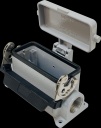 ILME C SIZE 77.27 HOUSING 1 LEVER SURFACE WITH COVER 16P+E M25 IP65