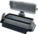 ILME C SIZE 104.27 HOUSING 1 LEVER BULKHEAD WITH COVER 24P+E IP65