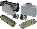 ILME KITSET SIZE 104.27 24B 24P+E 16A STR HOOD M40 TO HOOD CONNECTOR M32 SEMI GLAND 2 LEVERS METAL