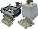 ILME KITSET SIZE 77.62 32B 32P+E 16A STR HOOD M40 SEMI GLAND, BULKHEAD HOUSING 2 LEVERS METAL