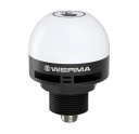 Werma MC55 Touch - Mini Multicolour Beacon - with muti tone Buzzer 24VDC IP65 M12 5pin