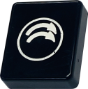 TER SPA BUTTON DISC - BLACK WITH 2x RHT ROTATE ARROW (PRTA114XPI)