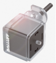 BALLUFF Solenoid Valve Connector, 5M Cable, A, DIN-0°/180°-Valve connector, Angled, 4-pin, 24 VAC/VDC, 6AMP