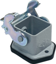ILME CK SIZE 21.21 HOUSING BULKHEAD 1 LEVER METAL GREY IP44