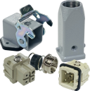 ILME KITSET SIZE 21.21 A 3P+E 10A STR HOOD M20 SEMI GLAND 90° BULKHEAD HOUSING 1 LEVER METAL