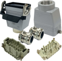 ILME KITSET SIZE 57.27 10B 10P+E 16A STR HOOD TO HOOD CONNECTORS M32 COMPLETE GLANDS 1 LEVER METAL