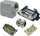 ILME KITSET SIZE 57.27 10B 10P+E 16A 90° HOOD M32 COMPLETE GLAND, BULKHEAD HOUSING 2 LEVERS METAL