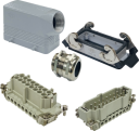 ILME KITSET SIZE 77.27 16B 16P+E 16A 90° HOOD M32 COMPLETE GLAND, BULKHEAD HOUSING 2 LEVERS METAL