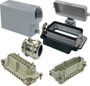 ILME KITSET SIZE 77.27 16B 16P+E 16A 90° HOOD M32 COMPLETE GLAND, BULKHEAD HOUSING W/COVER 1 LEVER METAL