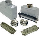 ILME KITSET SIZE 104.27 24B 24P+E 16A STR HOOD M40 TO HOOD CONNECTOR M32 COMPLETE GLAND 1 LEVER METAL