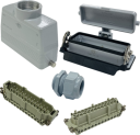 ILME KITSET SIZE 104.27 24B 24P+E 16A STR HOOD M40 COMPLETE GLAND, BULKHEAD HOUSING W/COVER 1 LEVER METAL