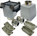ILME KITSET SIZE 77.62 32B 32P+E 16A STR HOOD M40 TO HOOD CONNECTOR M50 COMPLETE GLANDS 2 LEVERS METAL
