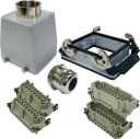 ILME KITSET SIZE 77.62 32B 32P+E 16A STR HOOD M40 COMPLETE GLAND, BULKHEAD HOUSING 2 LEVERS METAL