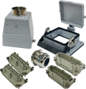 ILME KITSET SIZE 77.62 32B 32P+E 16A STR HOOD M40 COMPLETE GLAND, BULKHEAD HOUSING W/COVER 1 LEVER METAL