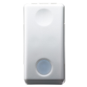 GEWISS SYSTEM, 1-WAY SWITCH MODULE 230VAC 16AX 1P - LUMINOUS 0.4W