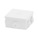 GEWISS 44CE JUNCTION BOX (WALLS w/CABLE GLANDS) IP44, GREY PRESS-ON LID, 80 x 80 x 40mm