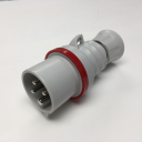 GEWISS IEC309 HP STR PLUG IP44/54 RED 415V 6H 16AMPS 3P+E