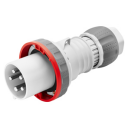 GEWISS IEC309 HP STR PLUG IP66/67/68/69 RED 415V 6H 125AMPS 3P+N+E (WITH PILOT CONTACT)