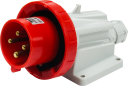 GEWISS IEC309 90° INLET SURFACE MTG IP67 RED 415V 3H 32AMPS 3P+E ***REEFER***