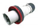 GEWISS IEC309 HP STR PLUG IP66/67/68/69 RED 415V 6H 63AMPS 3P+E