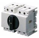 GEWISS 70RT ISOLATOR DIN RAIL MOUNT - BLACK HANDLE 3P 32AMPS (AC21A) 4M