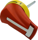 GEWISS 97MSS ACCESSORY -  ROTARY DOOR HANDLE, RED - EMERGENCY 200mm SHAFT - FOR MSS125 / MSS160