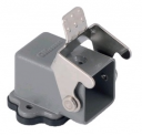 WESTEC SIZE A HOUSING BULKHEAD 90 DEG IP65 METAL