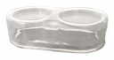 GHISALBA IP68 PROTECTIVE BOOT FOR 22mm DOUBLE PUSHBUTTONS