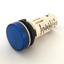 GHISALBA 22mm IP66 INDICATING LIGHT MONOTYPE BLUE IP66 (Excludes BA9 LED)
