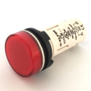 GHISALBA 22mm IP66 INDICATING LIGHT MONOTYPE RED IP66 (Excludes BA9 LED)