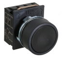 GHISALBA 22mm IP66 FLUSH PUSHBUTTON BLACK