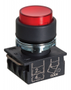 GHISALBA 22mm IP66 ILLUMINATED EXT PUSHBUTTON RED
