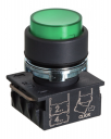 GHISALBA 22mm IP66 ILLUMINATED EXT PUSHBUTTON GREEN