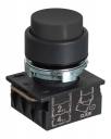 GHISALBA 22mm IP66 EXT PUSHBUTTON BLACK