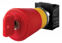 GHISALBA 22mm IP66 E/STOP MUSHROOM PUSHBUTTON RED Ø45mm - KEY RELEASE