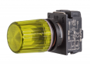 GHISALBA 22mm INDICATING LIGHT YELLOW HI VIS (Excludes Hi-Vis BA9 LED)