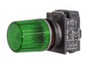 GHISALBA 22mm INDICATING LIGHT GREEN HI VIS (Excludes Hi-Vis BA9 LED)