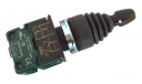 GHISALBA 22mm IP68 JOYSTICK 2 POSITION MAINTAINED c/w 1NO IN EACH POSITION