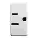 GEWISS SYSTEM, SOCKET OUTLET 125V 15A 2P+E *** USA STANDARD ***