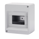 GEWISS 40CD ENCLOSURE IP40 SURFACE MTG 6MOD, NO DOOR