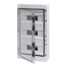 GEWISS 40CDK DISTRIBUTION BOARD IP65 SURFACE MTG 36 WAY (12x3) - WITH E/N TERMINALS (GW40105BD)
